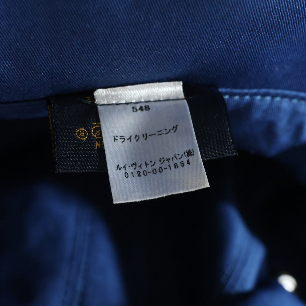 LOUIS VUITTON(ルイヴィトン) モノグラム ボネモノグラムエッセンシャル バケットハット 帽子 リバーシブル インディゴブルー 刺繍 M78772