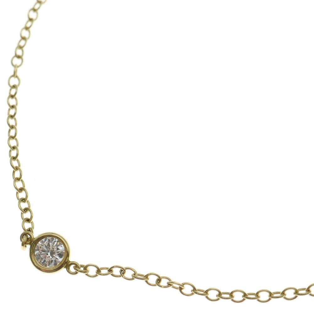 TIFFANY&Co(ティファニー) バイザヤード スプリンクル 12P ダイヤモンド付チェーンネックレス K18YG イエローゴールド レディース