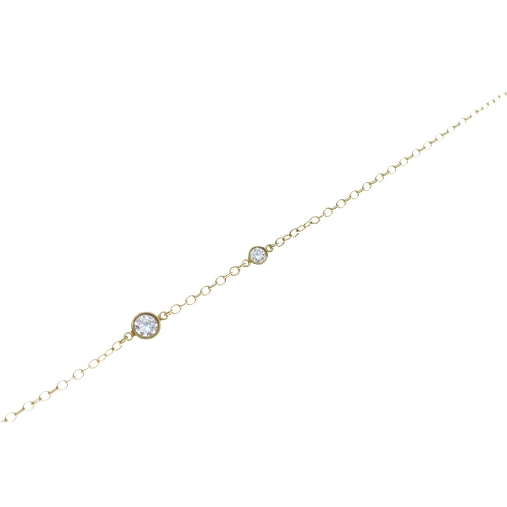 TIFFANY&Co(ティファニー) バイザヤード スプリンクル 12P ダイヤモンド付チェーンネックレス K18YG イエローゴールド レディース