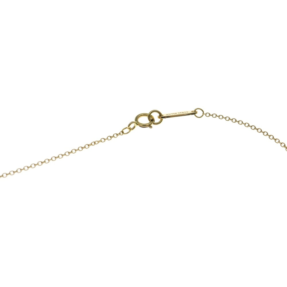 TIFFANY&Co(ティファニー) フルールドリスキーバー ダイヤ付チェーンネックレス K18YG イエローゴールド レディース