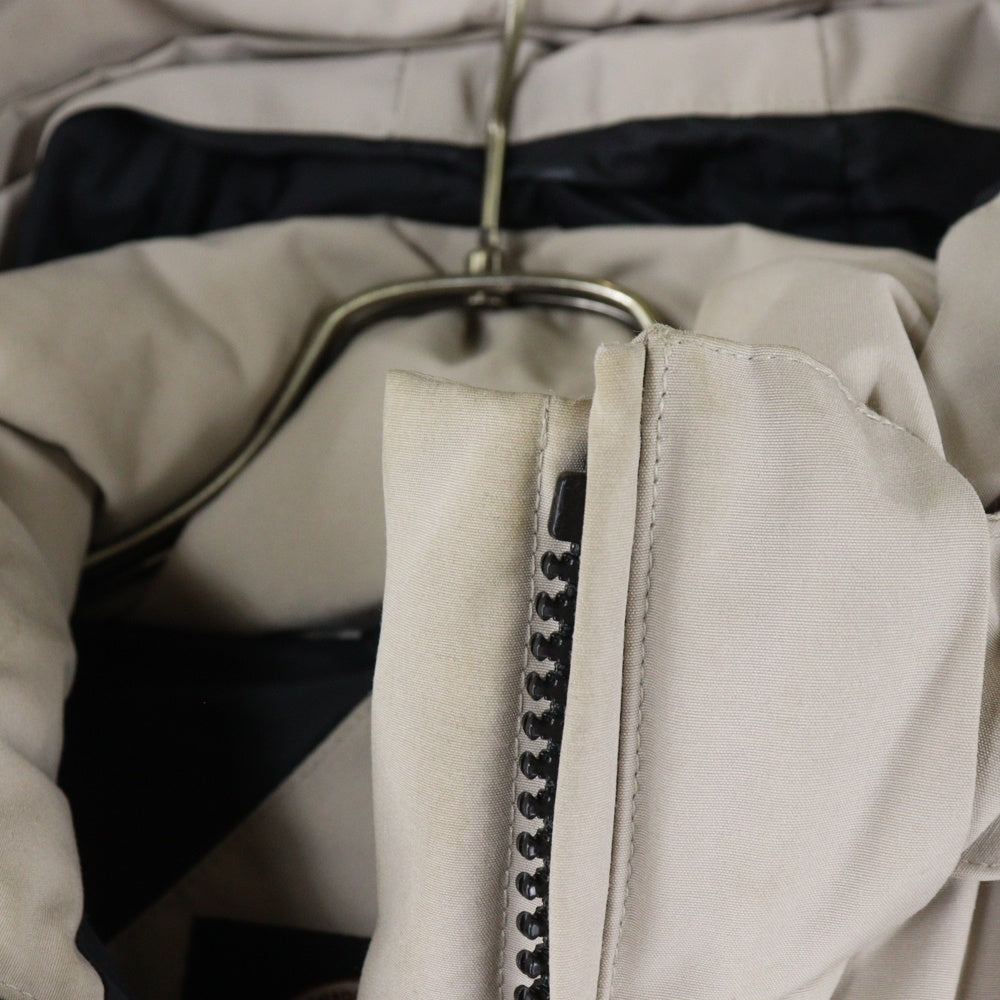 CANADA GOOSE(カナダグース) SOLARIS PARKA ソラリス パーカー フーデッド ジップアップ ダウン ロングジャケット コート ベージュ 3034L