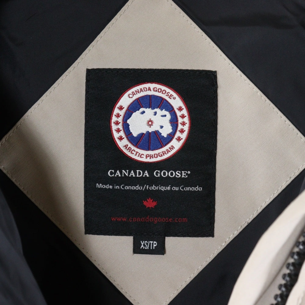 CANADA GOOSE(カナダグース) SOLARIS PARKA ソラリス パーカー フーデッド ジップアップ ダウン ロングジャケット コート ベージュ 3034L