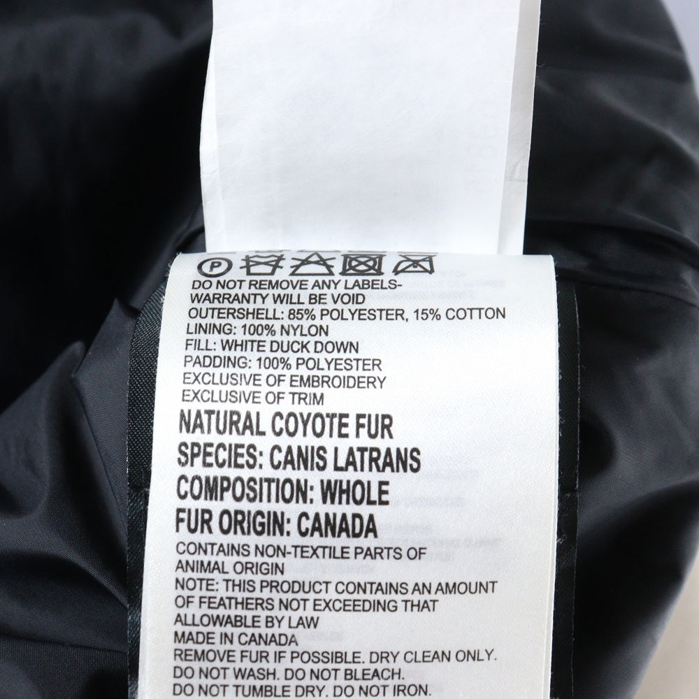CANADA GOOSE(カナダグース) SOLARIS PARKA ソラリス パーカー フーデッド ジップアップ ダウン ロングジャケット コート ベージュ 3034L