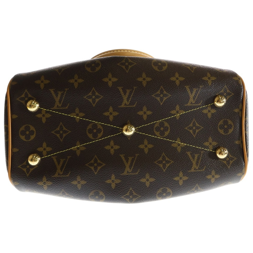 LOUIS VUITTON(ルイヴィトン) モノグラム ティボリPM ブラウン PVC ハンドバッグ M40143