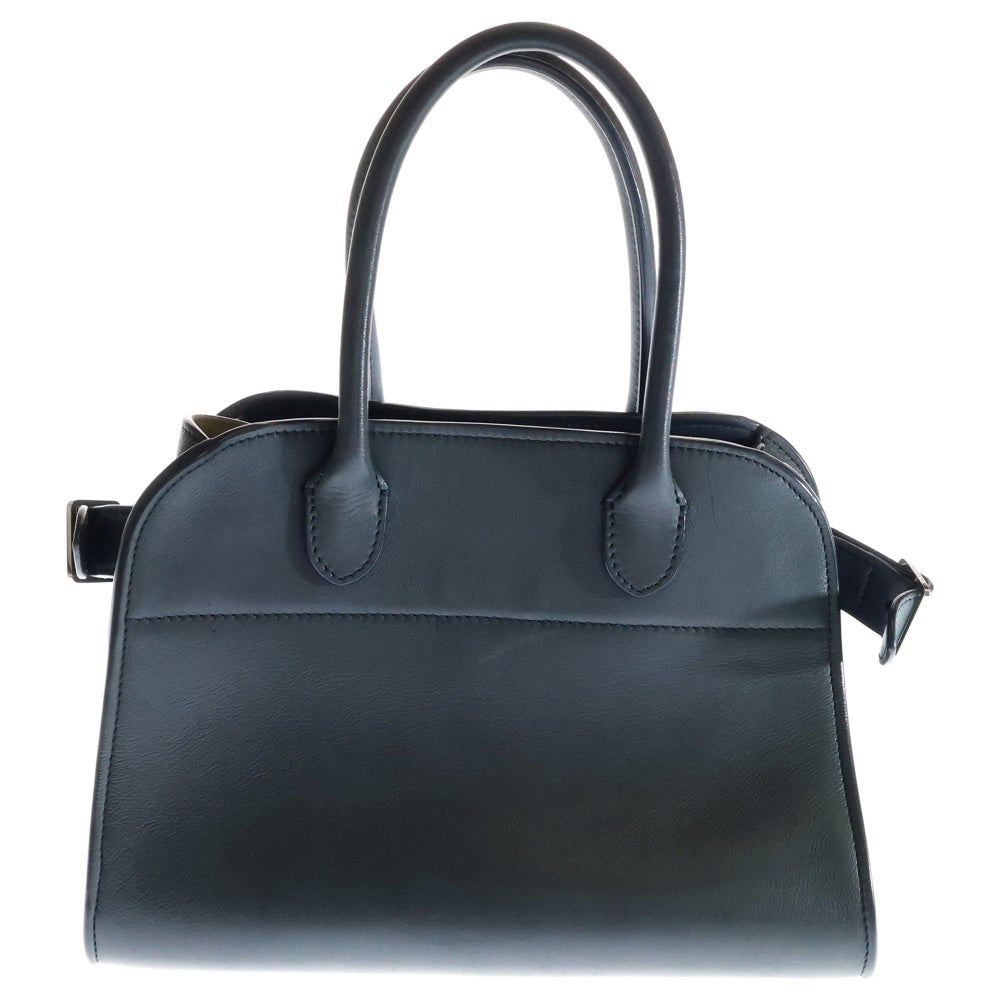 THE ROW(ザロウ) ソフトマルゴー 10 2WAY ハンドバッグ ショルダーバッグ ブラック レザー