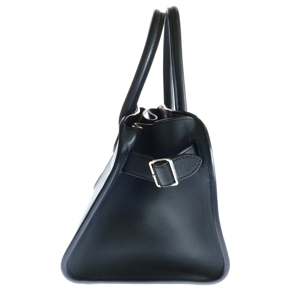 THE ROW(ザロウ) ソフトマルゴー 10 2WAY ハンドバッグ ショルダーバッグ ブラック レザー