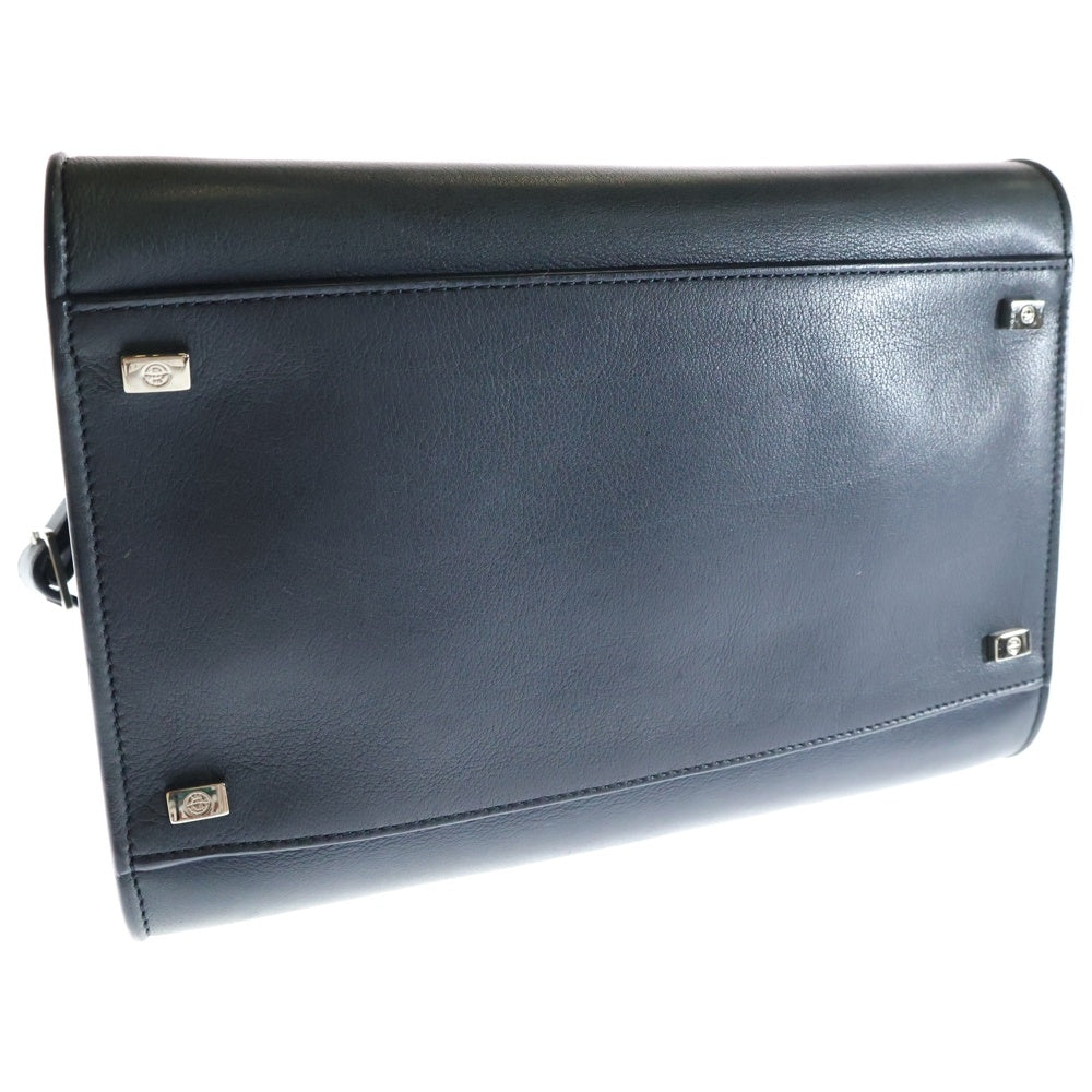 THE ROW(ザロウ) ソフトマルゴー 10 2WAY ハンドバッグ ショルダーバッグ ブラック レザー