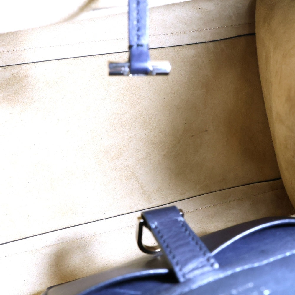 THE ROW(ザロウ) ソフトマルゴー 10 2WAY ハンドバッグ ショルダーバッグ ブラック レザー