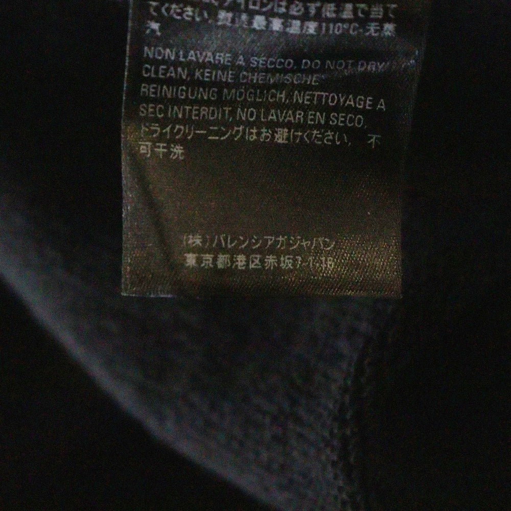 BALENCIAGA(バレンシアガ) 20SS シンボリックロゴプリント プルオーバースウェットパーカー フーディー ブラック 578135