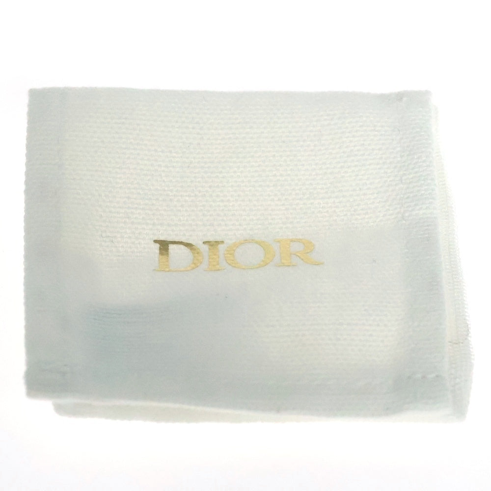 Christian Dior(クリスチャンディオール) CDロゴ ラインストーン フェイクパール ピアス イヤーアクセサリー ピンク