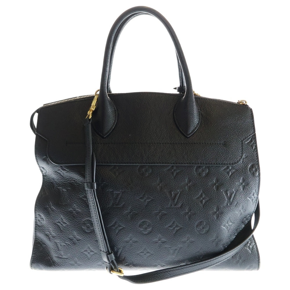LOUIS VUITTON(ルイヴィトン) モノグラム アンプラント ポンヌフGM 2WAY レザーハンドバッグ ショルダーバッグ ブラック M41753