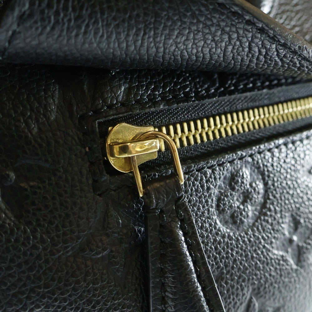 LOUIS VUITTON(ルイヴィトン) モノグラム アンプラント ポンヌフGM 2WAY レザーハンドバッグ ショルダーバッグ ブラック M41753