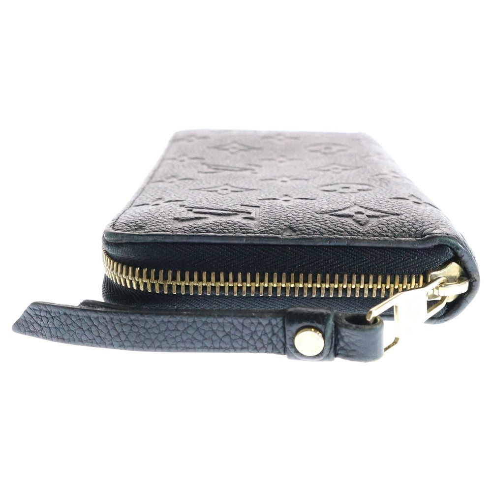 LOUIS VUITTON(ルイヴィトン) モノグラム アンプラント レザー ジッピーロングウォレット ノワール 長財布 ゴールド金具 ブラック M61864
