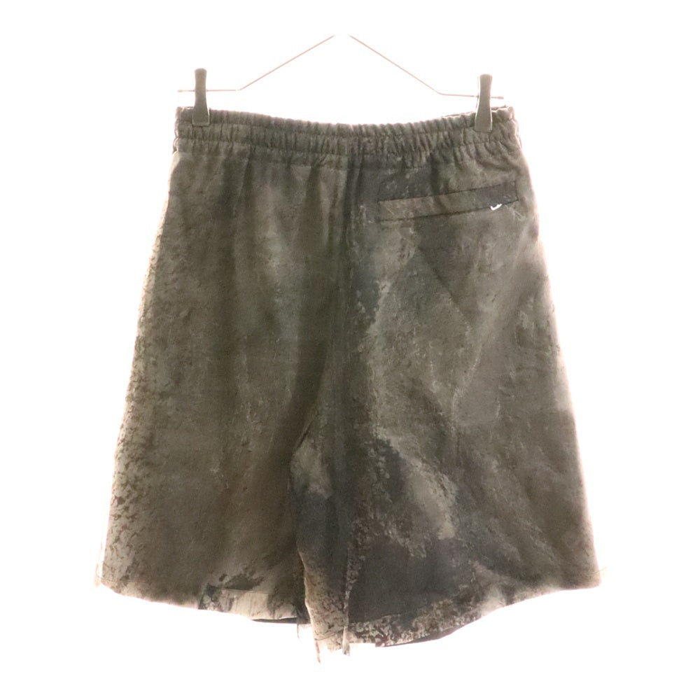 LOUIS VUITTON(ルイヴィトン) 18AW 総柄プリントチュール レイヤード ハーフ ショート パンツ ショーツ ブラウン RM182 HUV HFP71W