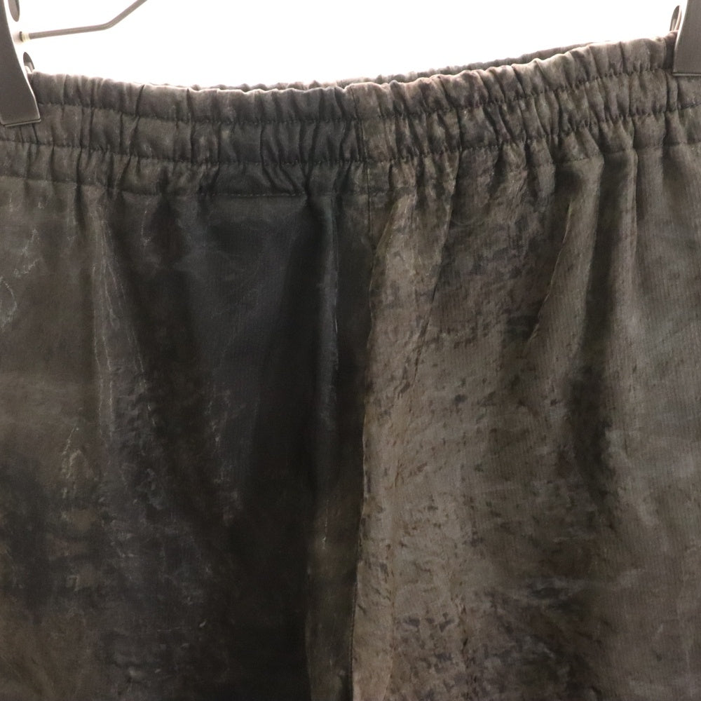 LOUIS VUITTON(ルイヴィトン) 18AW 総柄プリントチュール レイヤード ハーフ ショート パンツ ショーツ ブラウン RM182 HUV HFP71W