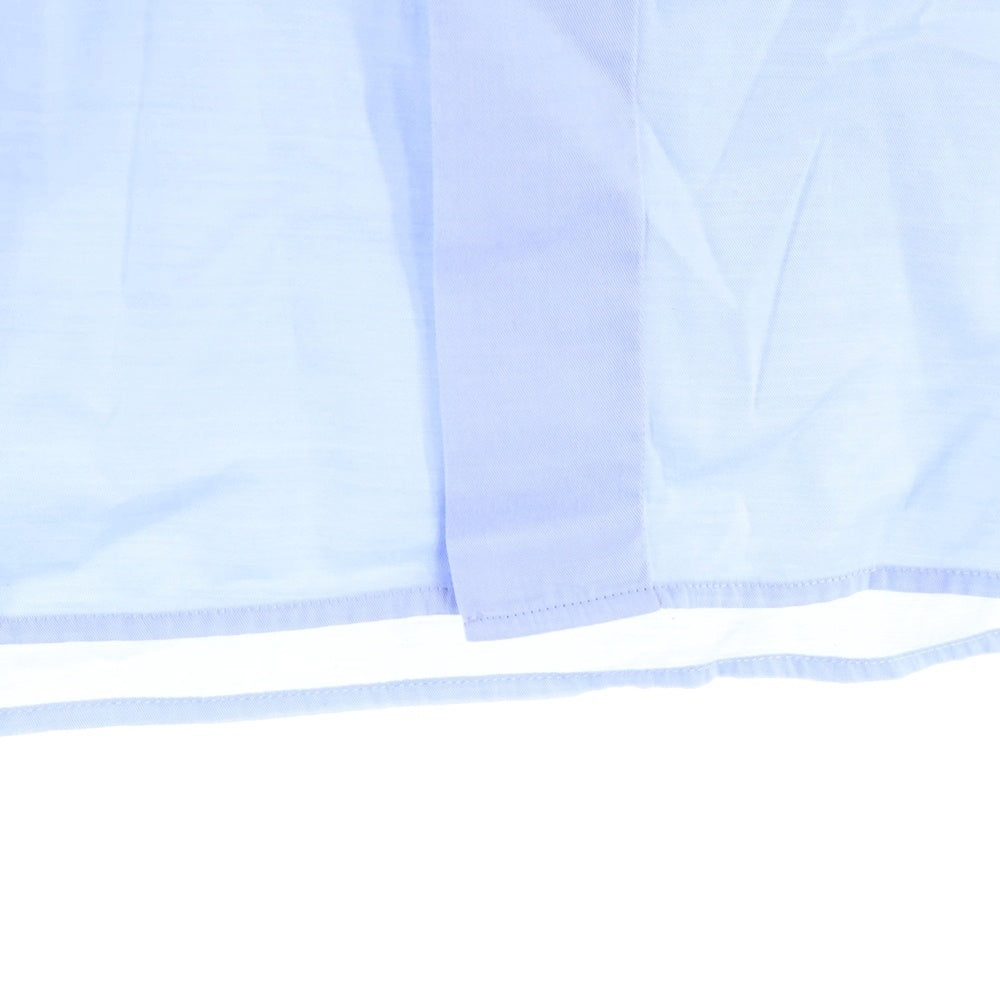 Dior HOMME(ディオールオム) BEE ワンポイント刺繍 比翼ボタン 半袖 レギュラーカラー シャツ ブルー DM3C518B5132