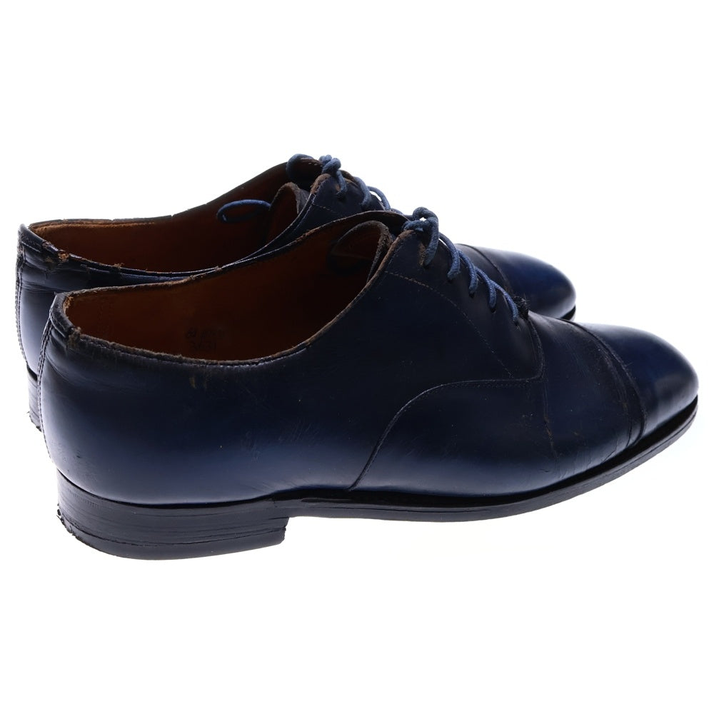 FOSTER & SON(フォスターアンドサン) ストレートチップ レザー レースアップ ドレス ビジネスシューズ ブルー