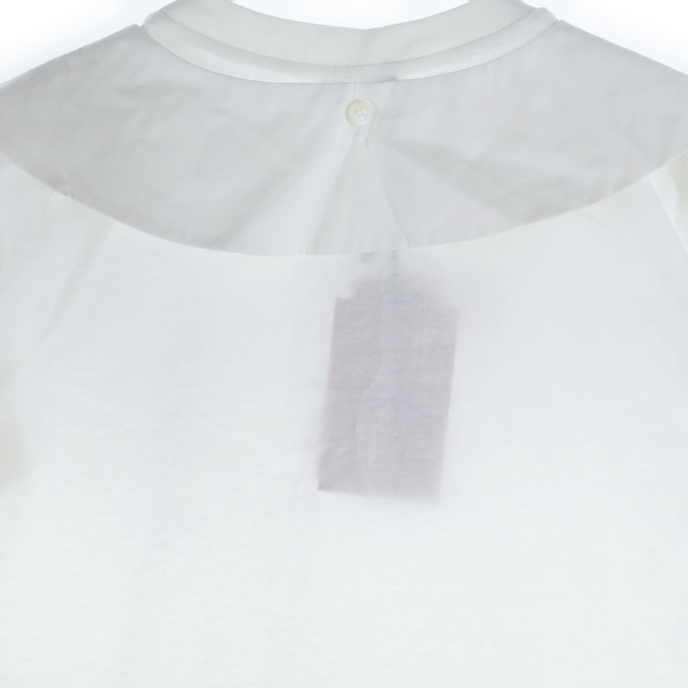 miumiu(ミュウミュウ) リボン ロゴクルーネック半袖Tシャツ ホワイト レディース MJN028