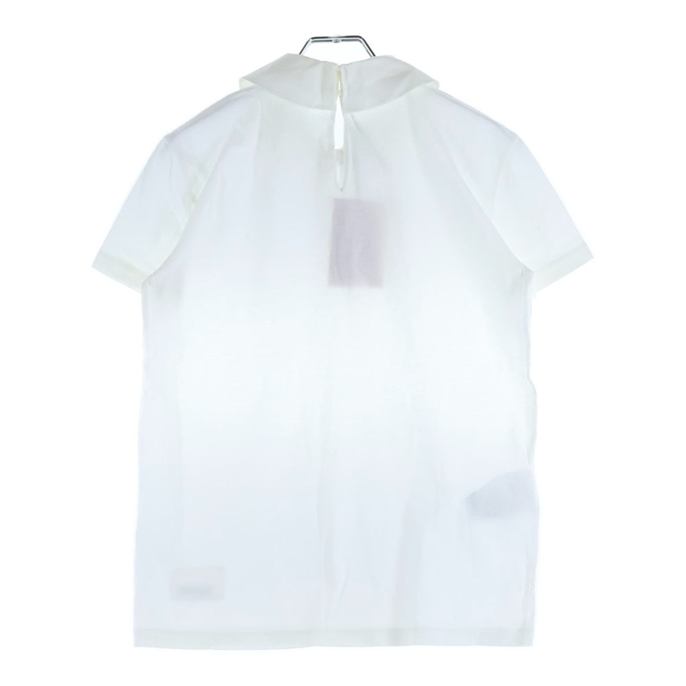miumiu(ミュウミュウ) リボン モチーフ ロゴ 半袖Tシャツ ホワイト MJN029 レディース