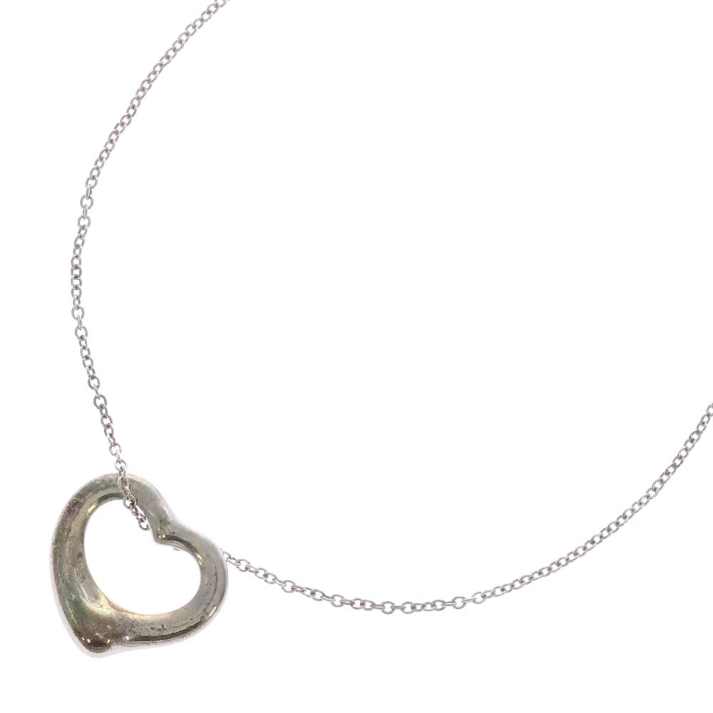 TIFFANY&Co(ティファニー) オープンハート ネックレス ペンダント シルバー Ag925 SV
