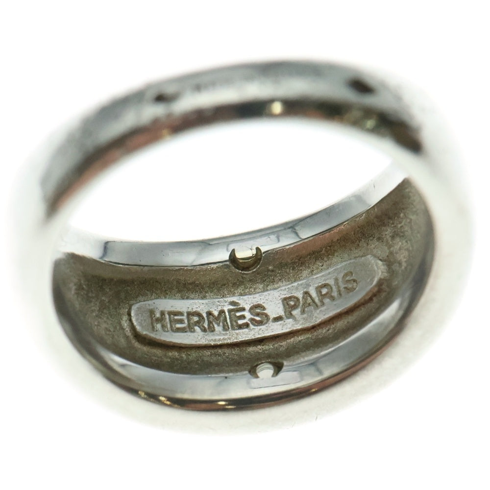 HERMES(エルメス) セリエ リング 指輪 K18YG コンビ シルバー/イエローゴールド 13号
