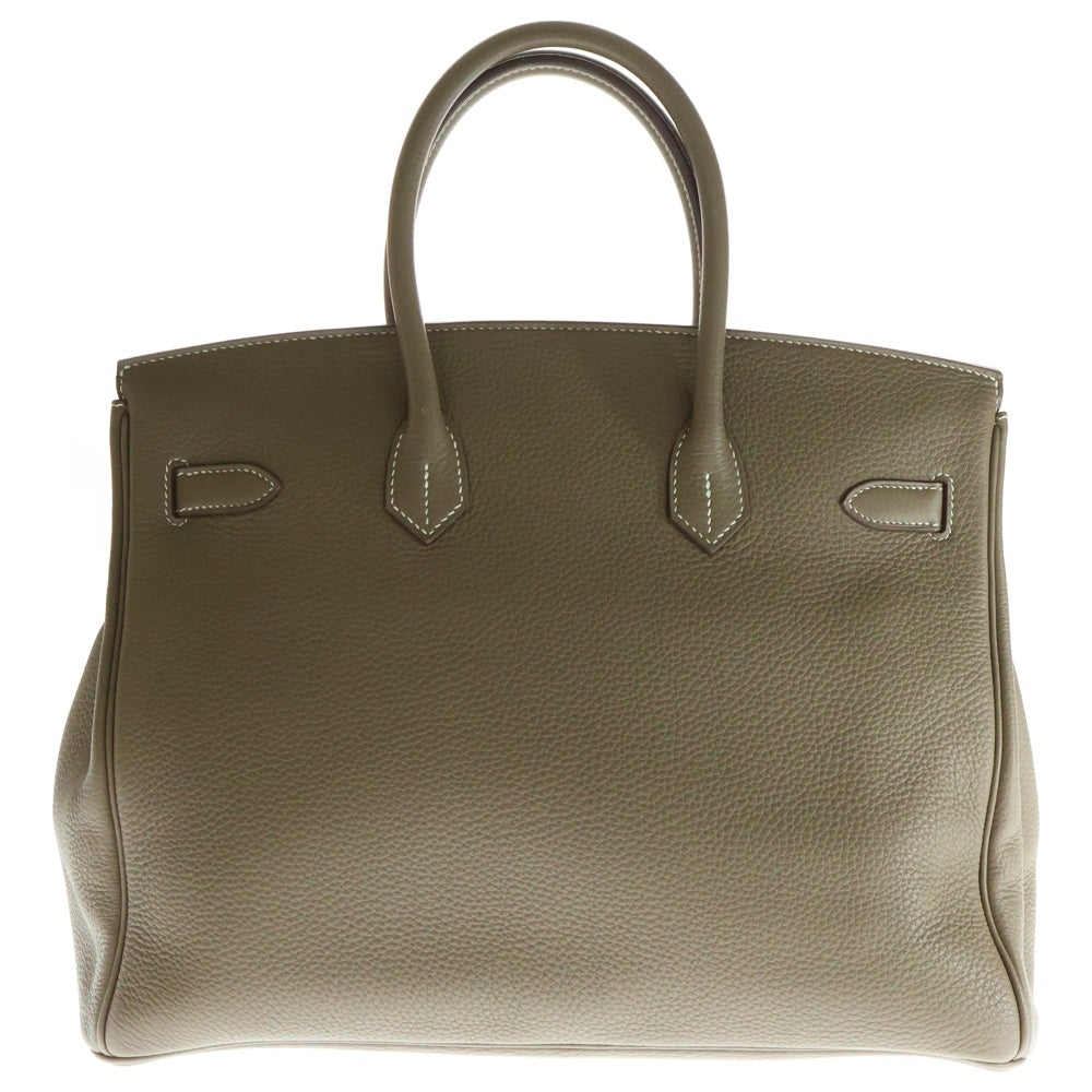 HERMES(エルメス) バーキン35 エトゥープ トゴ レザー ハンドバッグ シルバー金具 ブラウン Z刻印