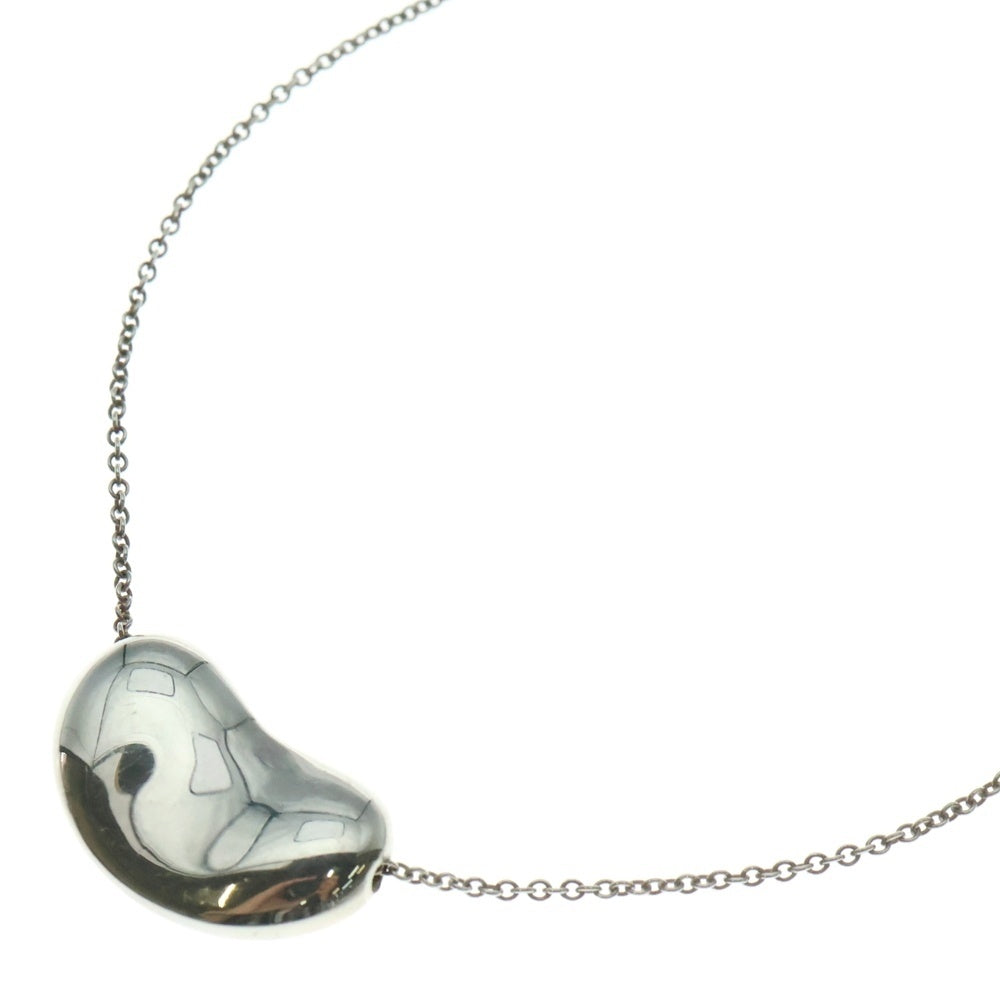 お値下げ　本物ティファニー　ビーンズネックレス　シルバー TIFFANY&Co(ティファニー) ビーンズ ネックレス チェーン ペンダント