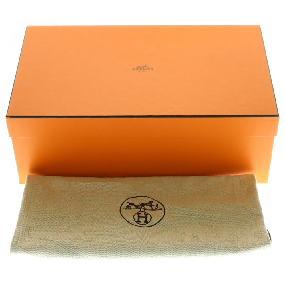 HERMES(エルメス) マーケットTPM エトゥープ トゴ レザー 巾着 ハンドバッグ シルバー金具 ベージュ □L刻印