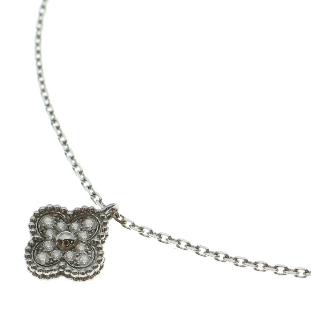 Van Cleef & Arpels(ヴァンクリーフアンドアーペル) スイートアルハンブラ ダイヤネックレス K18WG VCARO85900