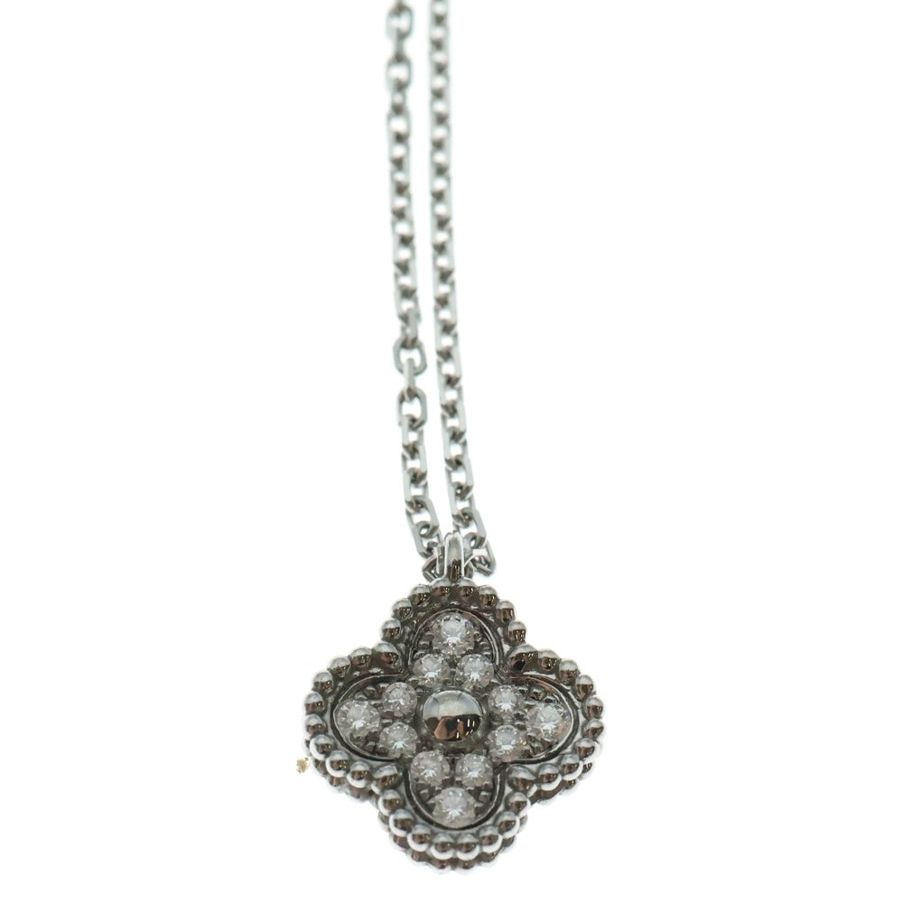 Van Cleef & Arpels(ヴァンクリーフアンドアーペル) スイートアルハンブラ ダイヤネックレス K18WG VCARO85900