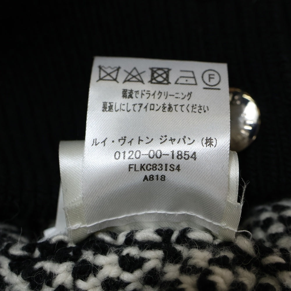 LOUIS VUITTON(ルイヴィトン) 21AW モノグラム ニットスタジャン ブルゾン グレー RW212B IS4 FLKC83