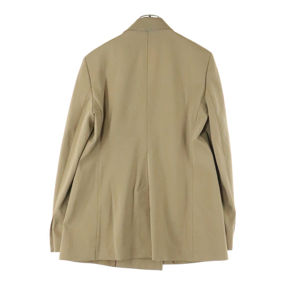 Max Mara(マックスマーラ) アセテート ゴールドボタン ダブルブレスト テーラードジャケット ベージュ レディース 24169110116