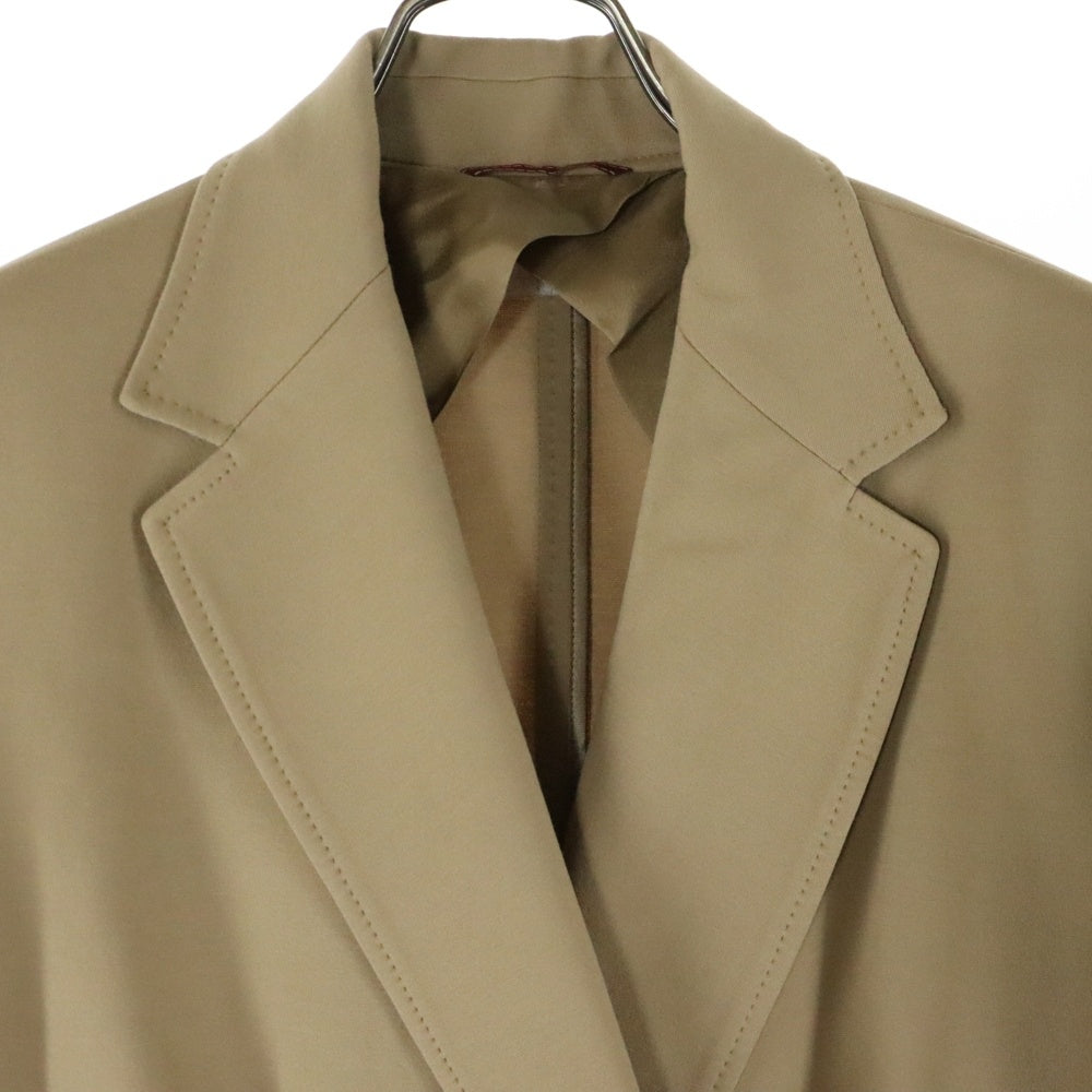 Max Mara(マックスマーラ) アセテート ゴールドボタン ダブルブレスト テーラードジャケット ベージュ レディース 24169110116