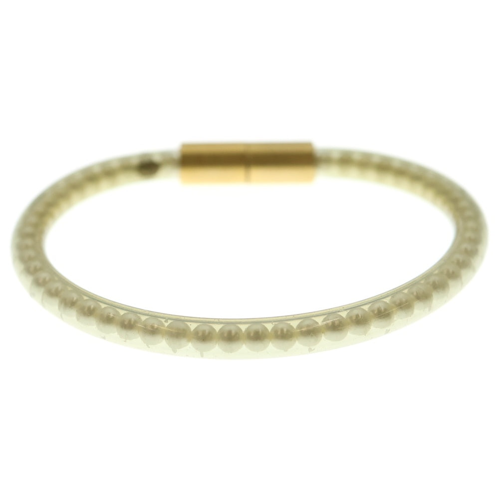 CHANEL(シャネル) シャネル マグネット フェイクパール ブレスレット ホワイト ゴールド金具