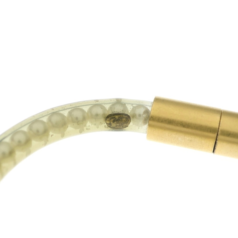 CHANEL(シャネル) シャネル マグネット フェイクパール ブレスレット ホワイト ゴールド金具