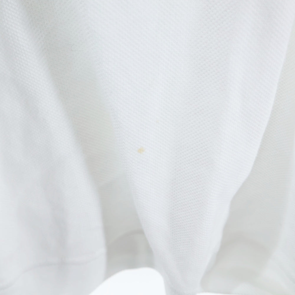 BURBERRY(バーバリー) ノバチェック柄切り替え ラバーワッペンロゴ 半袖ポロシャツ ワンピース ホワイト/ベージュ レディース キッズ 8053562