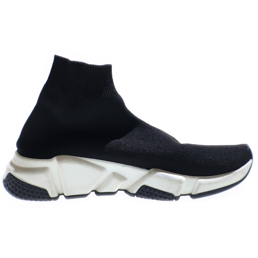 BALENCIAGA(バレンシアガ) SPEED TRAINER スピードトレーナー ロゴプリント ニット ソックス ハイカットシューズ スニーカー ブラック レディース