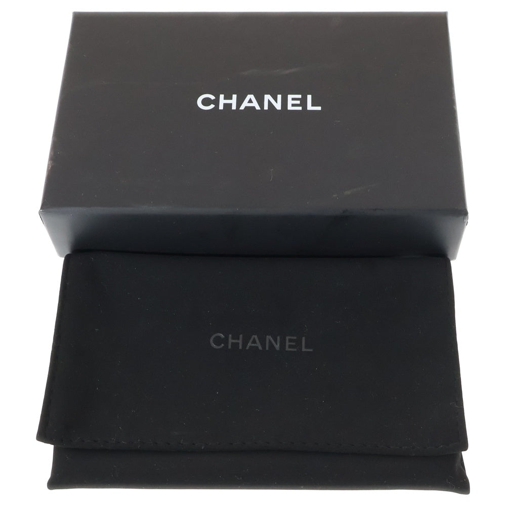 CHANEL(シャネル) マトラッセ コインケース 財布 ミニ ラムスキン ブラック ゴールド金具
