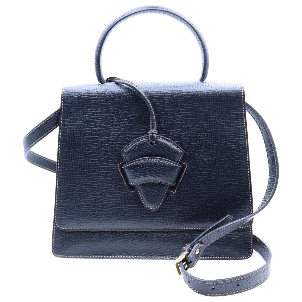 LOEWE(ロエベ) バルセロナ ショルダーバッグ ブラック レザー トップハンドル