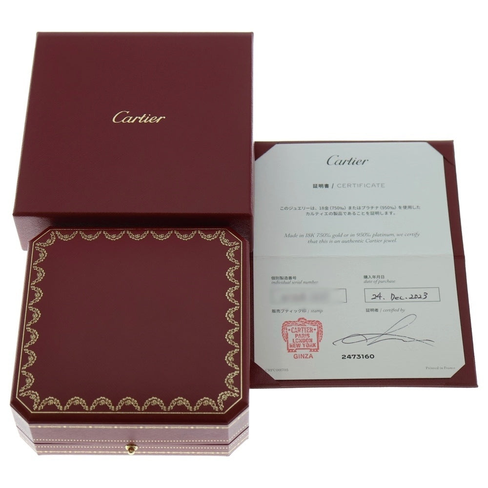 Cartier(カルティエ) ダムール ダイヤ付チェーンペンダントネックレス K18PG ピンクゴールド レディース