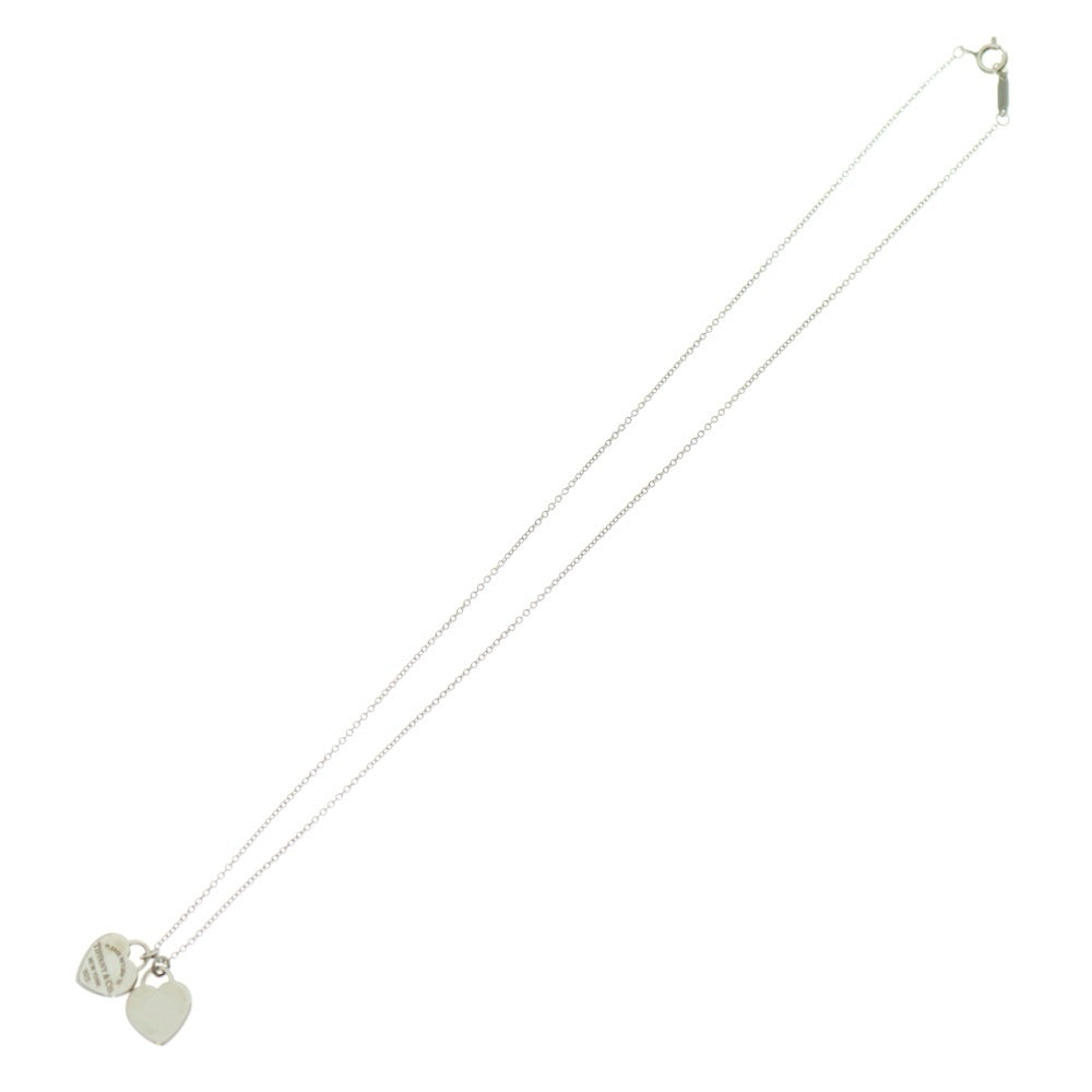 TIFFANY & Co.(ティファニー) リターン トゥ ダブルハート ネックレス ペンダント Ag925 SV シルバー