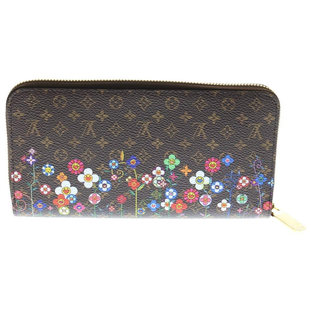 LOUIS VUITTON(ルイヴィトン) LV モノグラム ジッピーウォレット ラウンドファスナー長財布 ブラウン PVCレザー RFID M14162