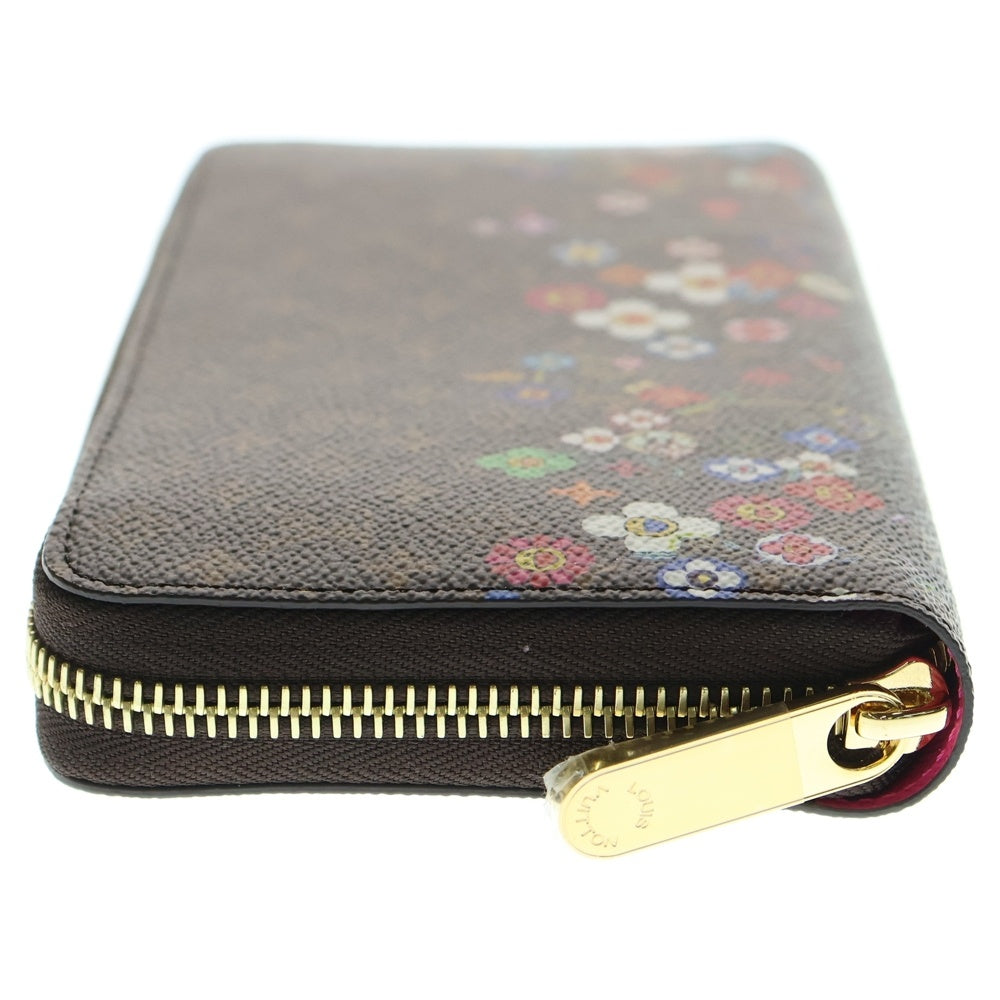 LOUIS VUITTON(ルイヴィトン) LV モノグラム ジッピーウォレット ラウンドファスナー長財布 ブラウン PVCレザー RFID M14162
