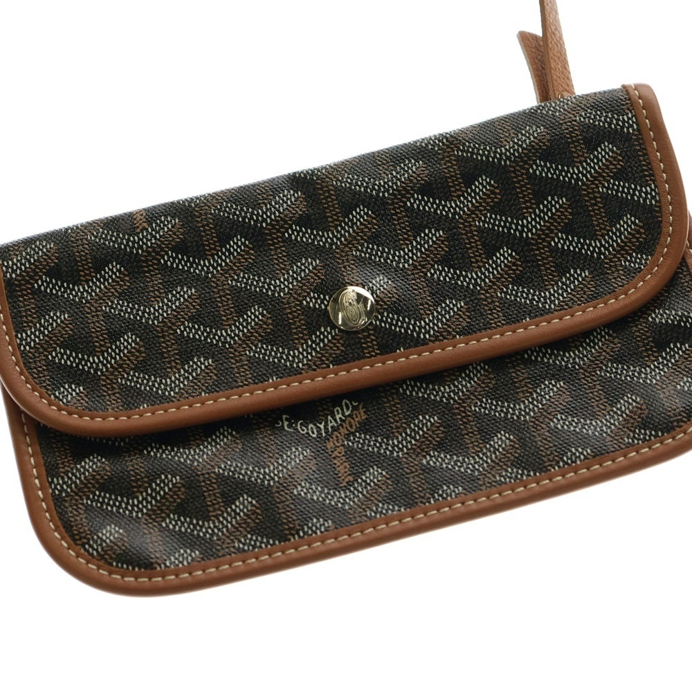 GOYARD(ゴヤール) サンルイPM ポーチ付 レザートートバッグ ブラウン