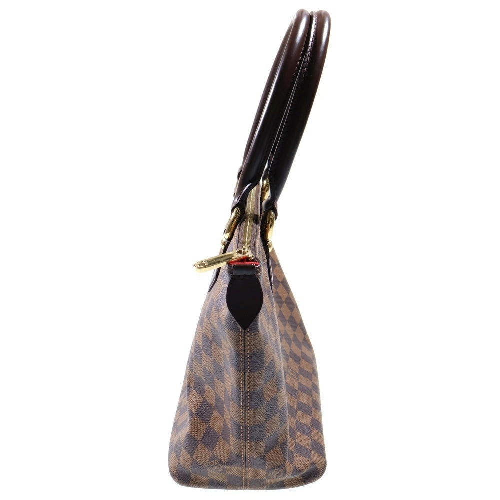 LOUIS VUITTON(ルイヴィトン) ダミエ サレヤPM トートバッグ ハンドバッグ ブラウン ゴールド金具 レザー×PVC N51183