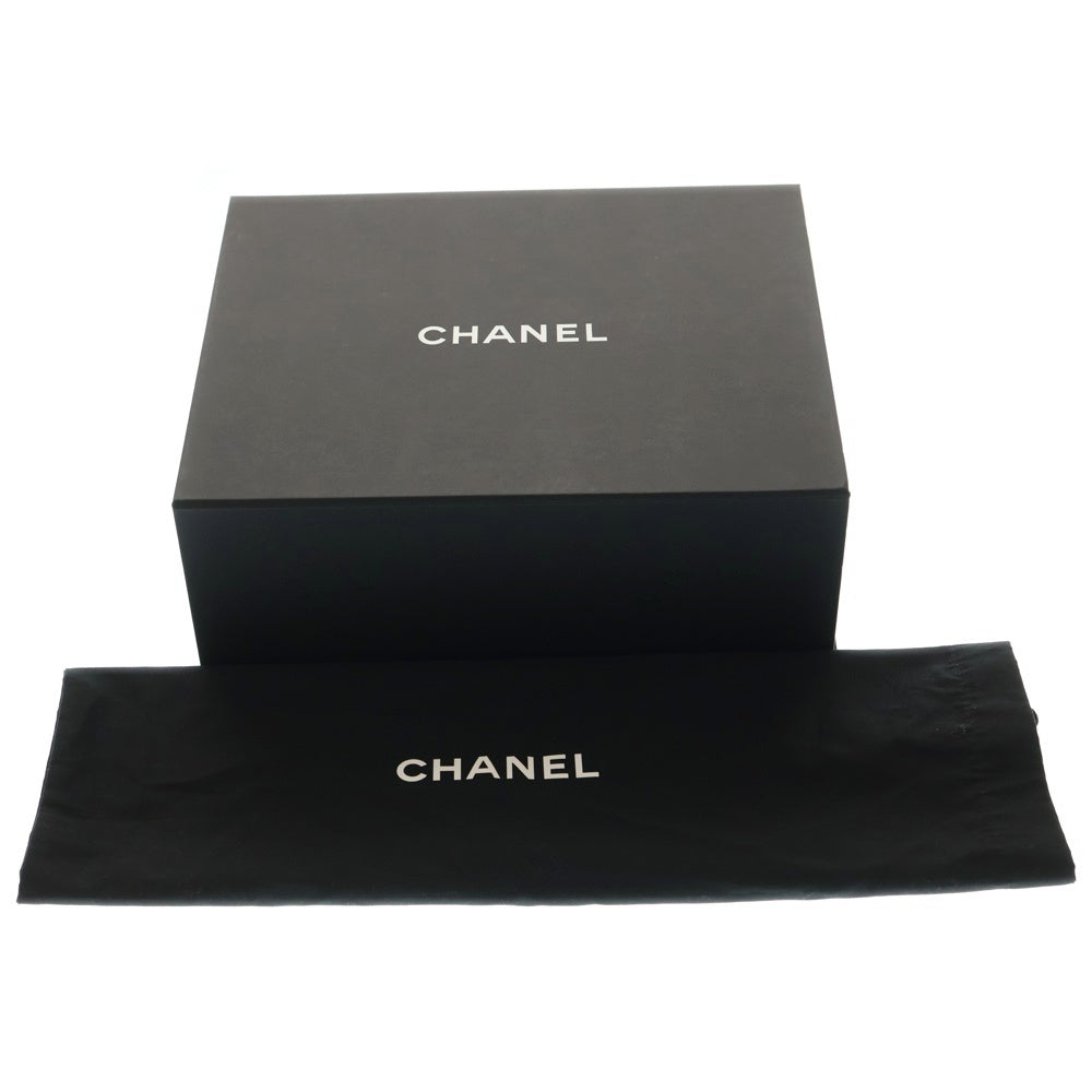 CHANEL(シャネル) シャネル19 ディズヌフ ココマークラムスキン レザー ターンロック 2WAY チェーン ハンド ショルダーバッグ シルバー/ゴールド金具 ブラック AS1160