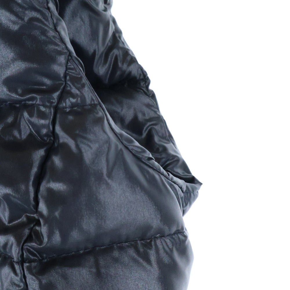 MONCLER(モンクレール) GHANY ガー二ー ワッペンロゴ ジップアップ ダウンベスト ブラック レディース 220934830105 68950