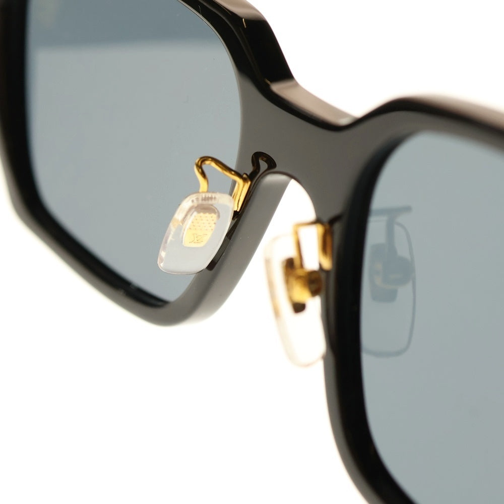 LOUIS VUITTON(ルイヴィトン) LVコンフィデンススクエア サングラス ブラックフレーム ブラックレンズ ゴールド金具 Z2675U