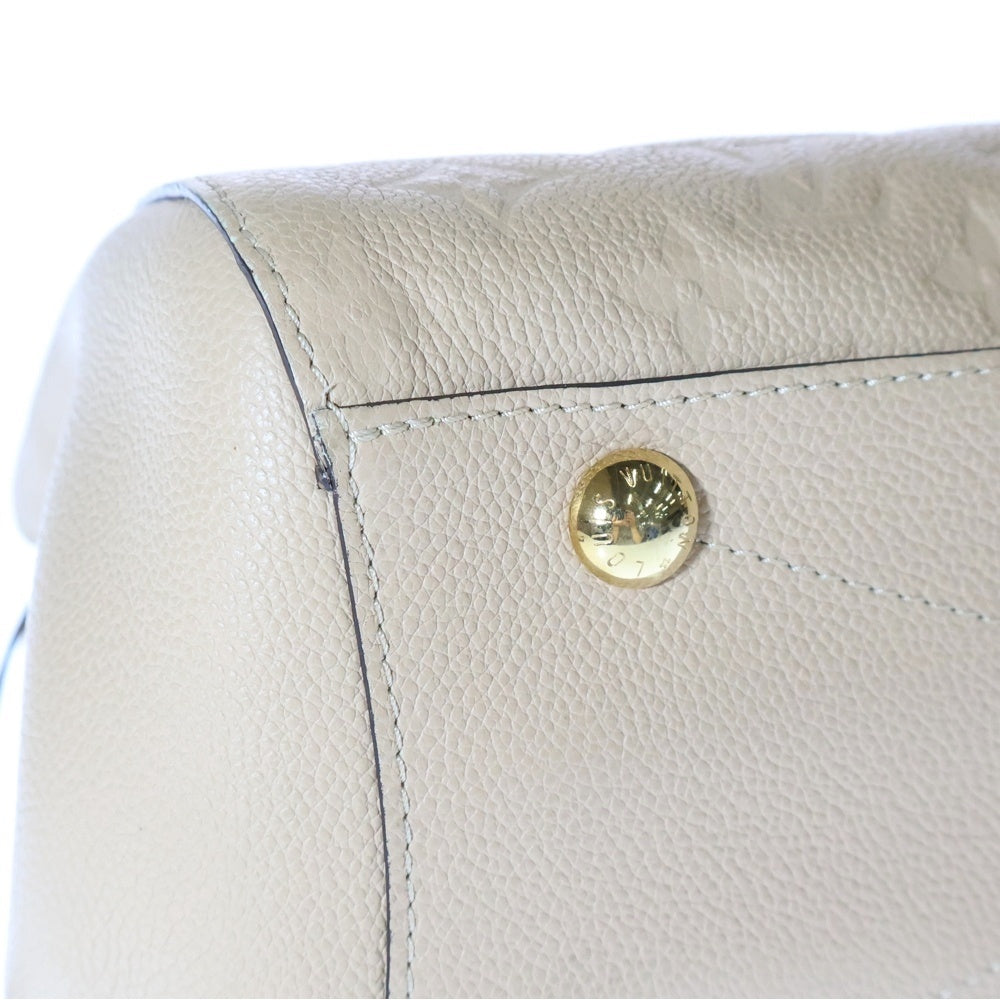 LOUIS VUITTON(ルイヴィトン) モノグラム アンプラント モンテーニュMM ハンドバッグ ショルダー 2WAY レザー ベージュ M41152