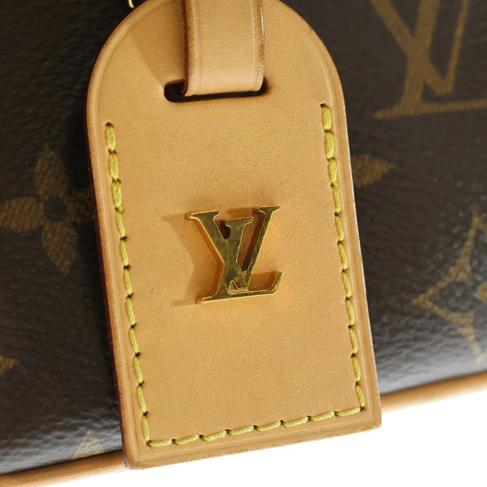 LOUIS VUITTON(ルイヴィトン) モノグラム ドーヴィル ミニ ブラウン PVC ショルダーバッグ M45528